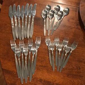 Vintage Amefa Tulip Stainless Steel Holland
